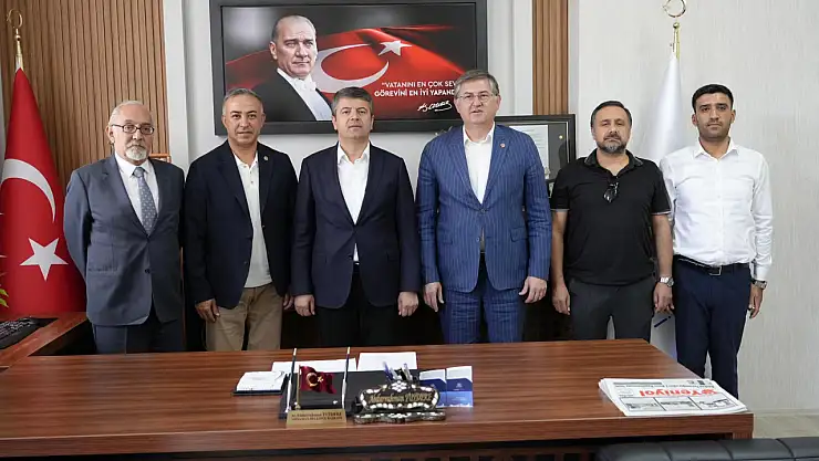 CHP Milletvekilleri Tahtasız ve Yıldızlı, Başkan Tutdere'yi ziyaret etti