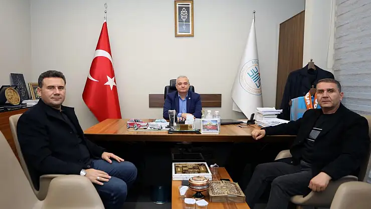 Çiçek ve Başli'dan Mahmut Ergen'e ziyaret