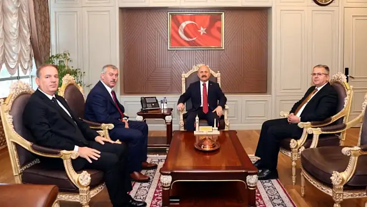 Çiftçi ve Kaya'dan Vali Varol'a ziyaret