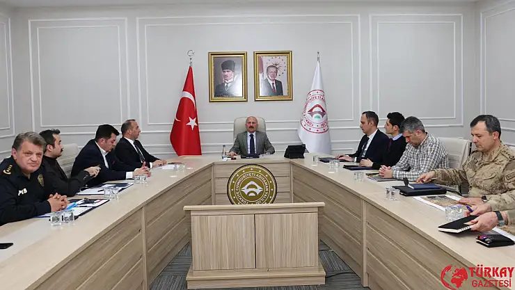 Cumhurbaşkanı'nın Adıyaman ziyareti öncesi güvenlik toplantısı yapıldı