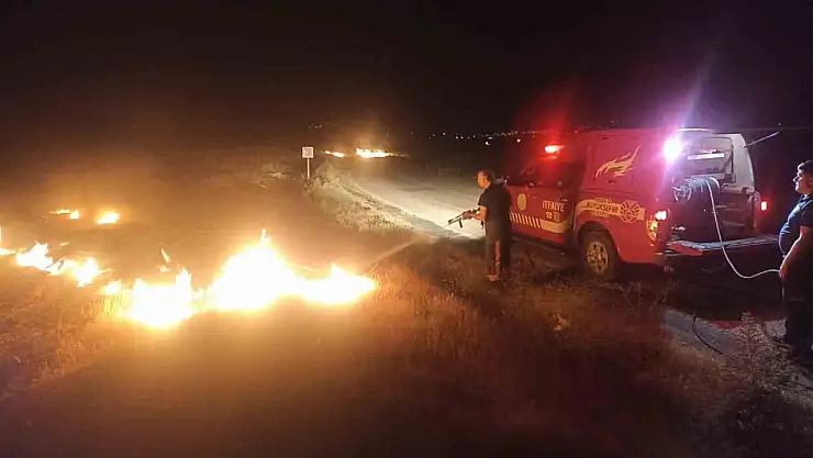 Malatya Darende'de Ot Yangını Kontrol Altına Alındı