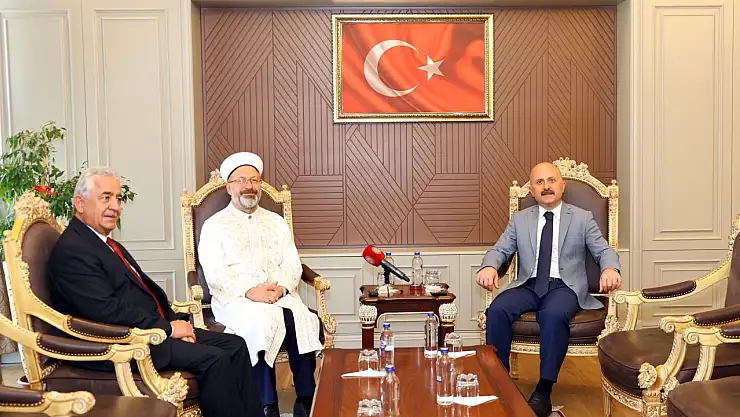 Diyanet İşleri Başkanı Erbaş'tan Adıyaman Valiliğine ziyaret