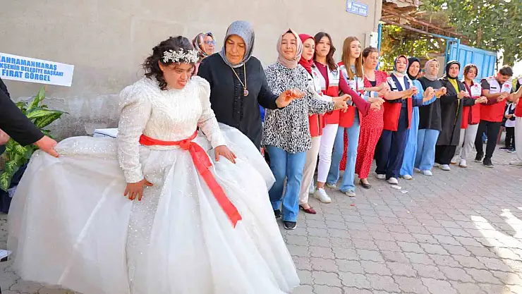 Down sendromlu Melek'in gelinlik hayali gerçek oldu