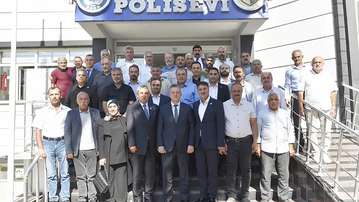 Emniyet Müdürü Nazman Muhtarlarla bir araya geldi