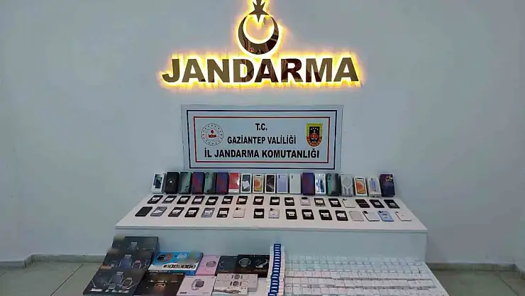 Gaziantep'te 1,5 milyon TL değerinde kaçak malzeme ele geçirildi