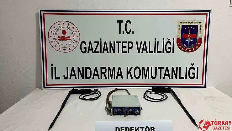 Gaziantep'te kaçak kazı yapan 3 şahıs suçüstü yakalandı