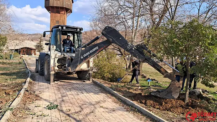 Gölbaşı belediyesinden Doğa Parkında çevre düzenlemesi