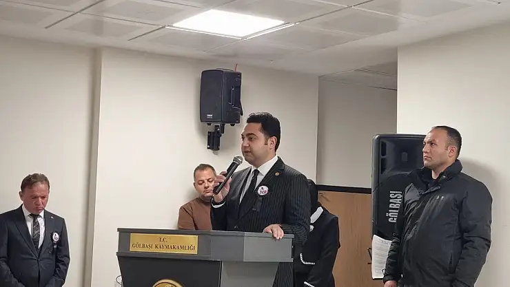 Gölbaşı'nda 10 Kasım Atatürk'ü Anma günü programı düzenlendi