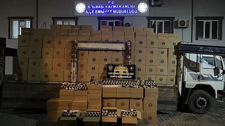 Gölbaşı'nda 6 milyon makaron ele geçirildi