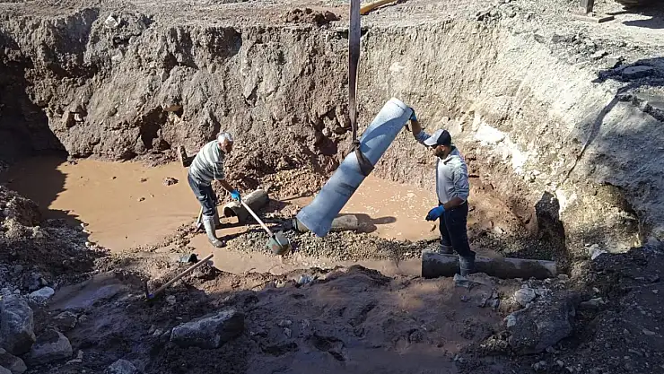 Gölbaşı'nda alt yapı çalışmaları devam ediyor