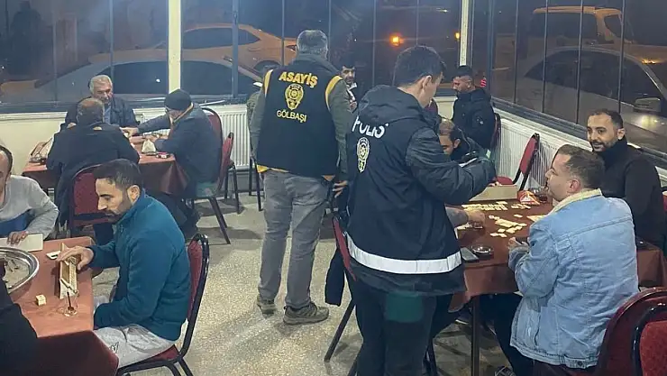 Gölbaşı'nda asayiş, trafik ve huzur uygulaması