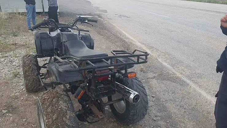 Gölbaşı'nda ATV devrildi: 2 yaralı