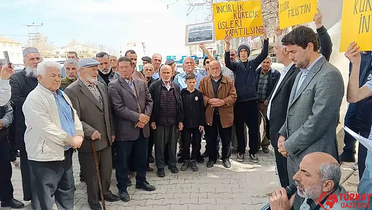 Gölbaşı'nda Filistin'e destek, İsrail'e tepki açıklaması yapıldı
