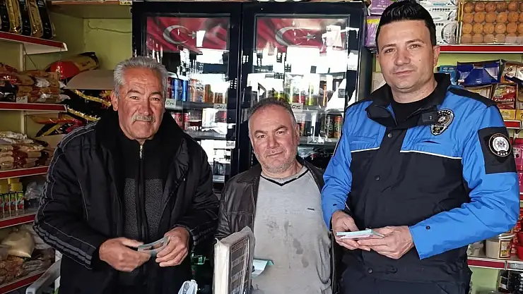 Gölbaşı'nda polis esnafı dolandırıcılık konularında uyardı