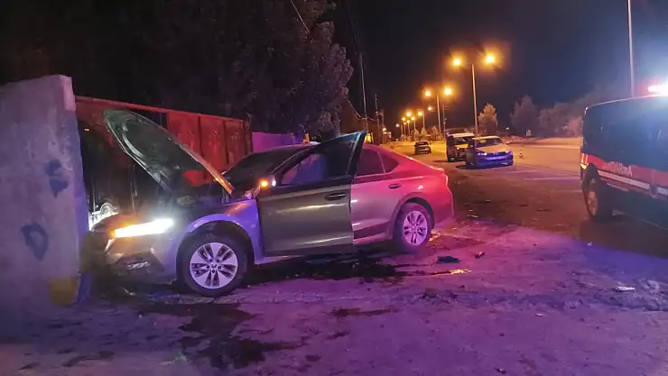 Gölbaşı'nda trafik kazası: 1 yaralı
