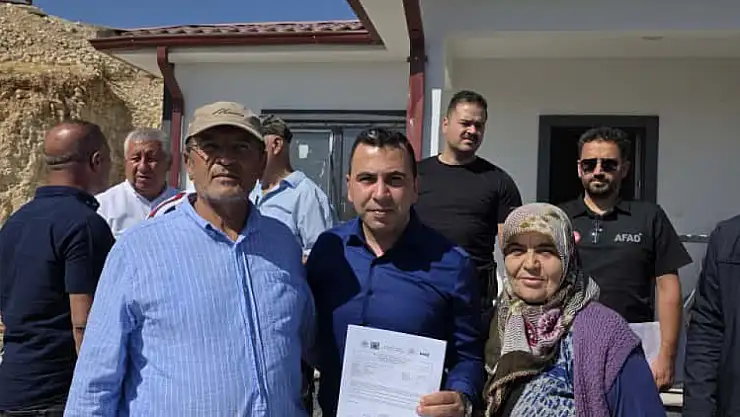 Gölbaşı Yeşilova Köyünde 69 aile evine kavuştu