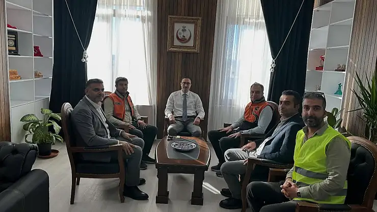 Güneş'ten Kaymakam Yıldız'a ziyaret