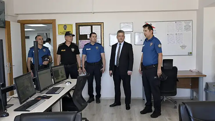 İl Emniyet Müdürü Nazman, Samsat ilçe emniyet müdürlüğünü ziyaret etti