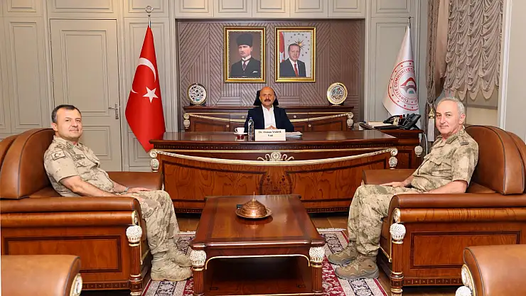 İl Jandarma Komutanı Semiz'den Vali Varol'a ziyaret