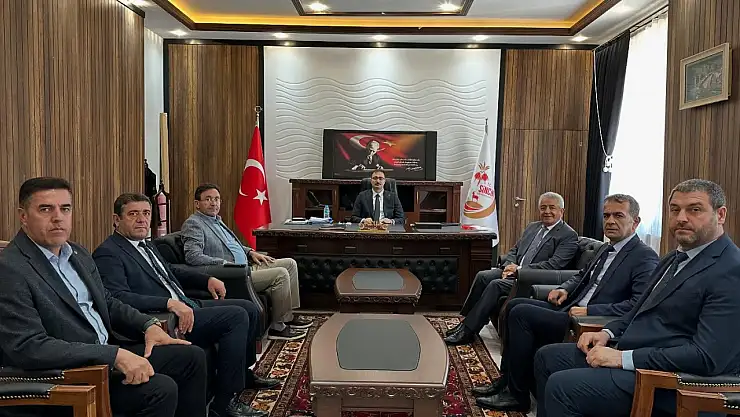 İl Müftüsü Haliloğlu'ndan Kaymakam Yıldız'a ziyaret