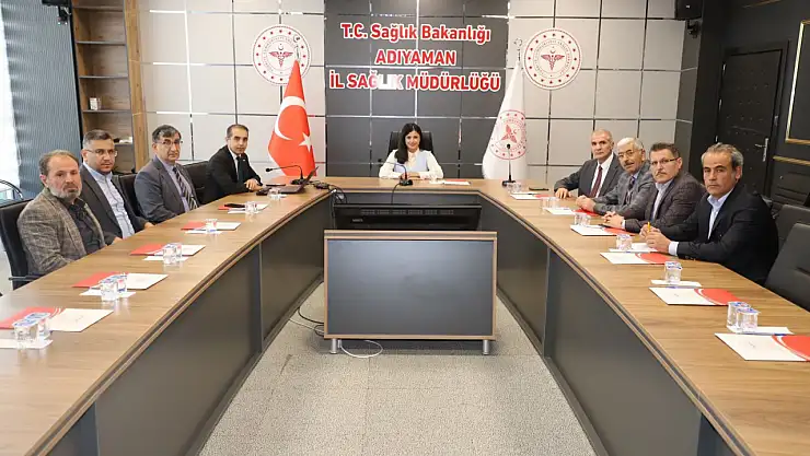 İl Sağlık Müdürlüğünde değerlendirme toplantısı gerçekleştirildi