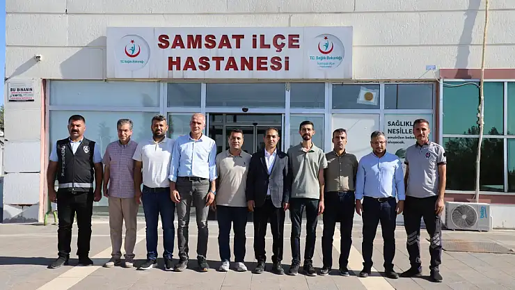 İl Sağlık Müdürü Şirik, Samsat'ta sağlık çalışanlarıyla bir araya geldi