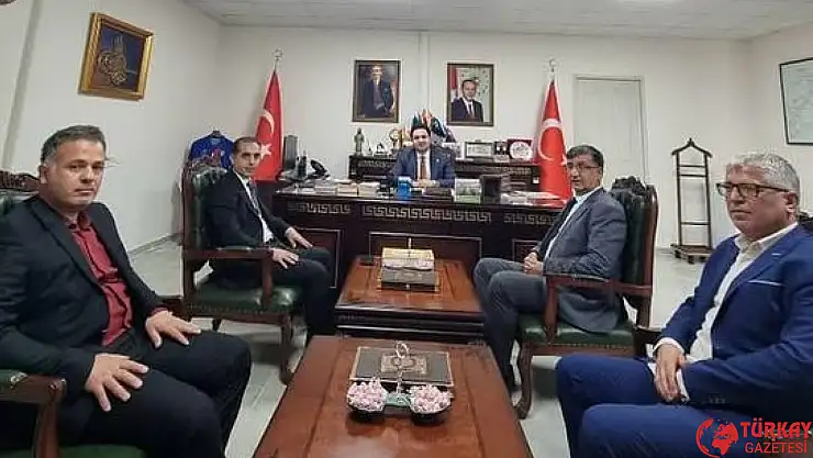 İl Sağlık Müdürü Şirik'ten Kaymakam Seyhan'a ziyaret