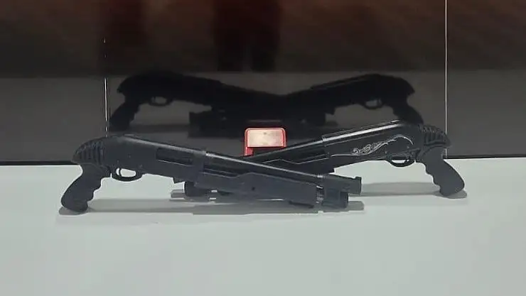 İş yerine pompalı tüfekle saldırıya 2 tutuklama