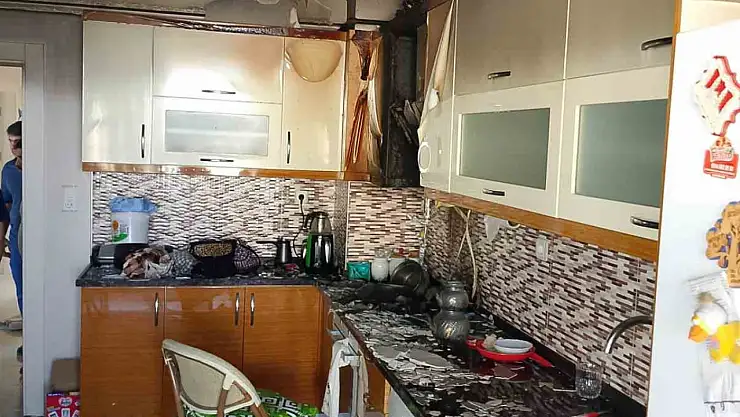 Kahramanmaraş'ta ikamet yangını