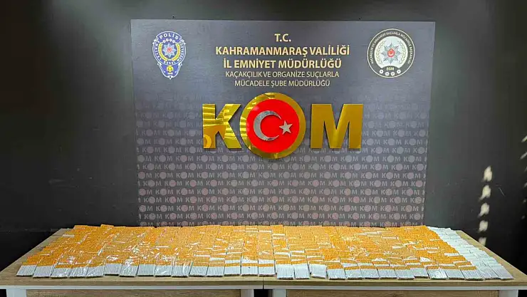 Kahramanmaraş'ta kaçakçılık operasyonları: 4 gözaltı