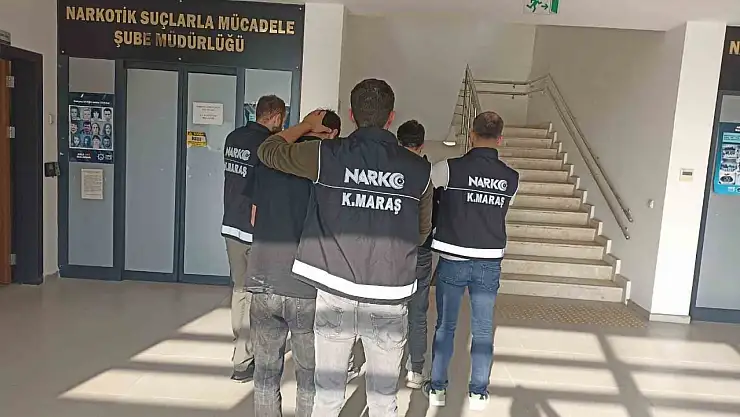 Kahramanmaraş'ta uyuşturucu operasyonu: 3 tutuklama