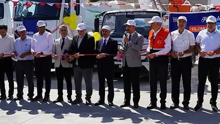 Kahta Belediyesi 17 yeni aracı filosuna kattı