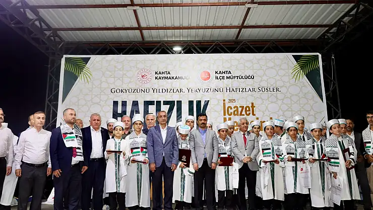 Kahta'da Hafızlık İcazet Merasimi düzenlendi