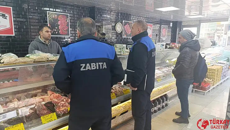 Kahta'da Ramazan Ayı hazırlıkları kapsamında zabıta ekiplerinden sıkı denetim