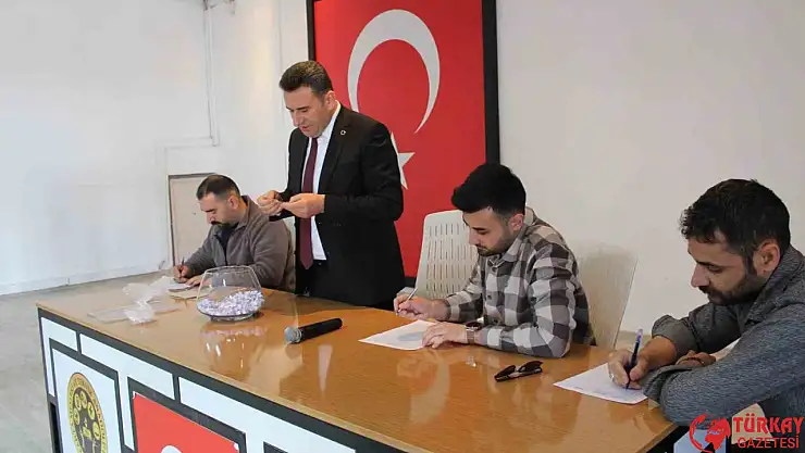 Kahta'da TYP kapsamında işçi alımı için kura çekildi