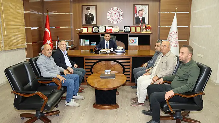 Kahta Gazeteciler ve Yazarlar Cemiyetinden Başli'ya ziyaret