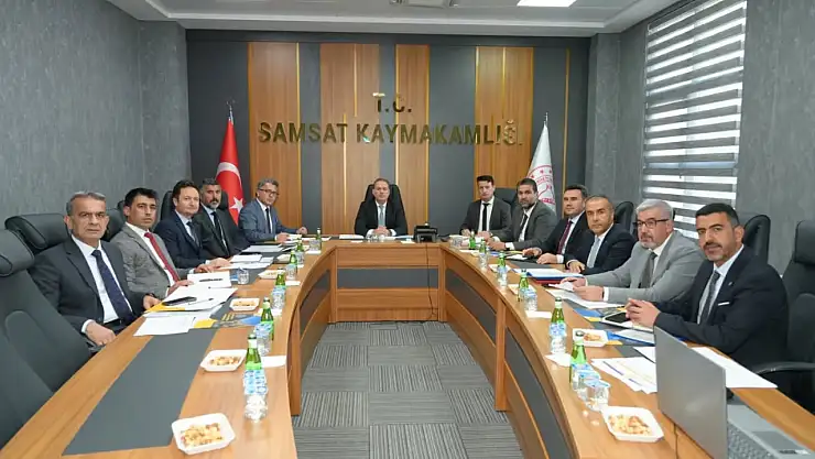 Kasım Ayı ilçe millî eğitim müdürleri toplantısı Samsat'ta gerçekleştirildi