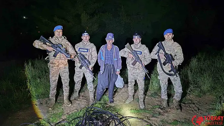 Kaybolan zihinsel engelli vatandaşı jandarma ekipleri buldu