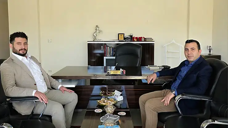 Kaymakam Algın'dan Türkay Gazetesine ziyaret