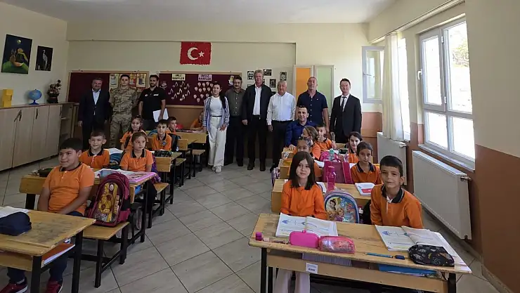 Kaymakam Algın'dan Yeşilova Köyü İlkokulu'na ziyaret