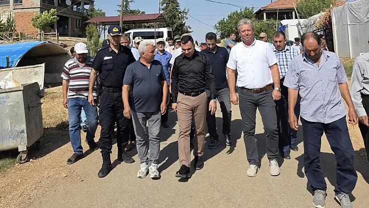 Kaymakam Algın, Hacılar köyünde vatandaşlarla bir araya geldi