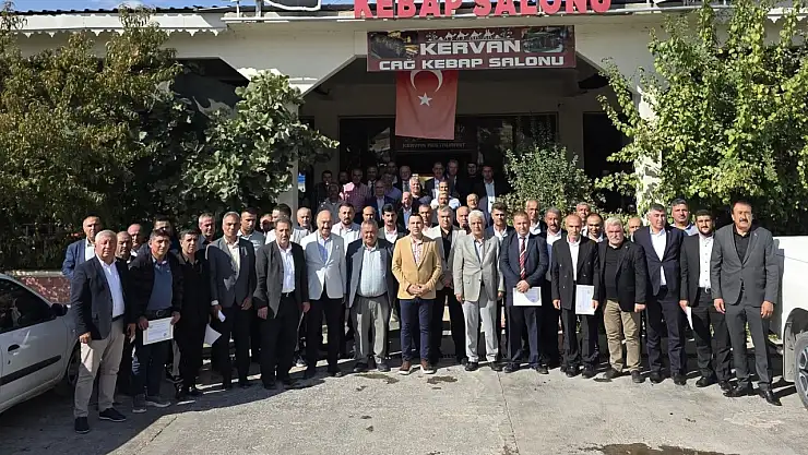 Kaymakam Algın Muhtarlarla bir araya geldi