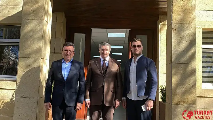 Kaymakam Şahin'den Kaymakam Ulu'ya ziyaret