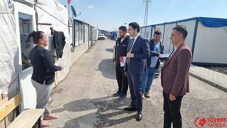 Kaymakam Seyhan'dan TOKİ Konteyner Kente ziyaret