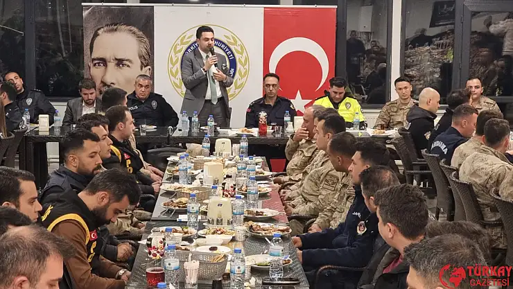 Kaymakam Seyhan, emniyet ve jandarma personelleriyle iftarda buluştu