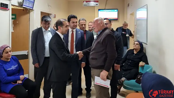 Kaymakam Seyhan ve İl Sağlık Müdürü Şirik'ten Gölbaşı Devlet Hastanesine ziyaret