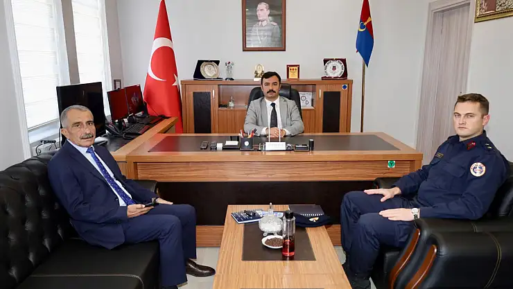 Kaymakam Soysal'dan Kahta İlçe Jandarma Komutanlığına ziyaret