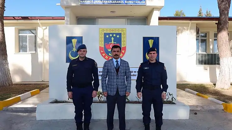 Kaymakam Soysal'dan Narince jandarma karakoluna ziyaret