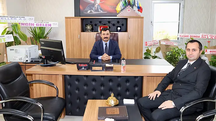 Kaymakam Soysal'dan Seçilmiş'e hayırlı olsun ziyareti