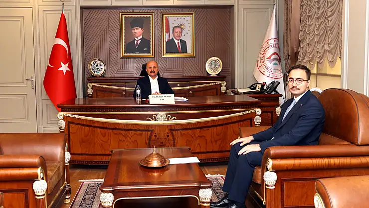 Kaymakam Yıldız'dan Vali Varol'a ziyaret